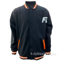 OEM Custom Men Broidered Letter Baseball Vestes